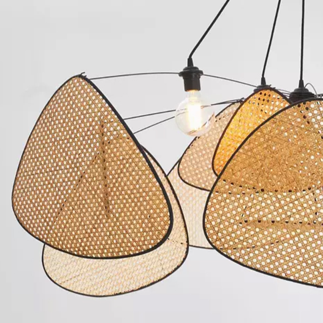 Lustre Bohemian Soho - Em Metal & Rattan