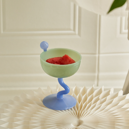 Taças Unique Design - detalhe bola em vidro