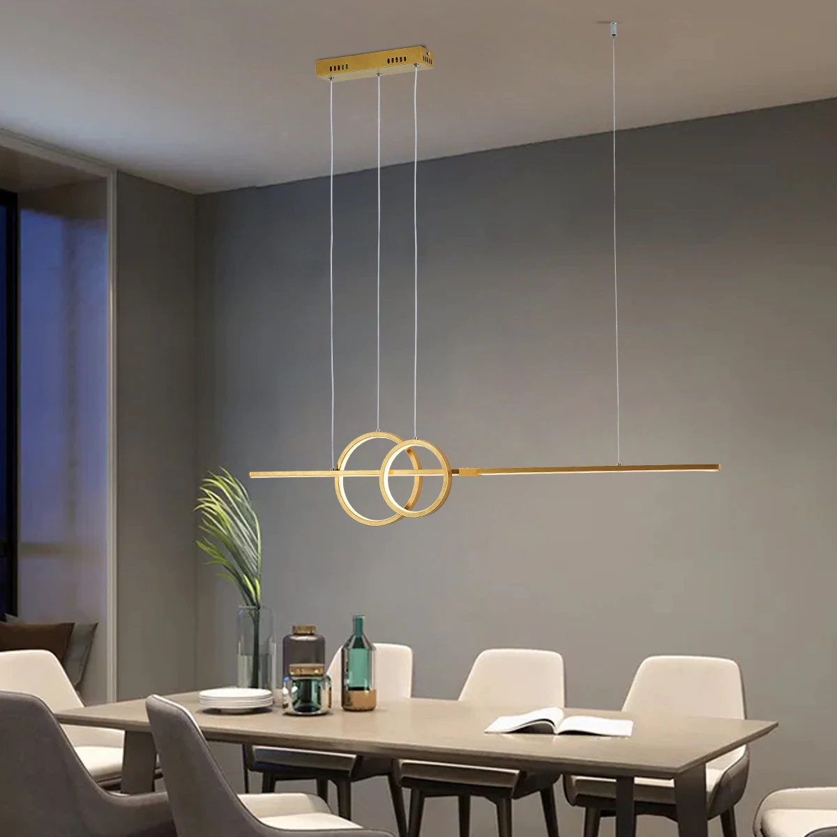 Lustre em led dimerizável Urban - design moderno