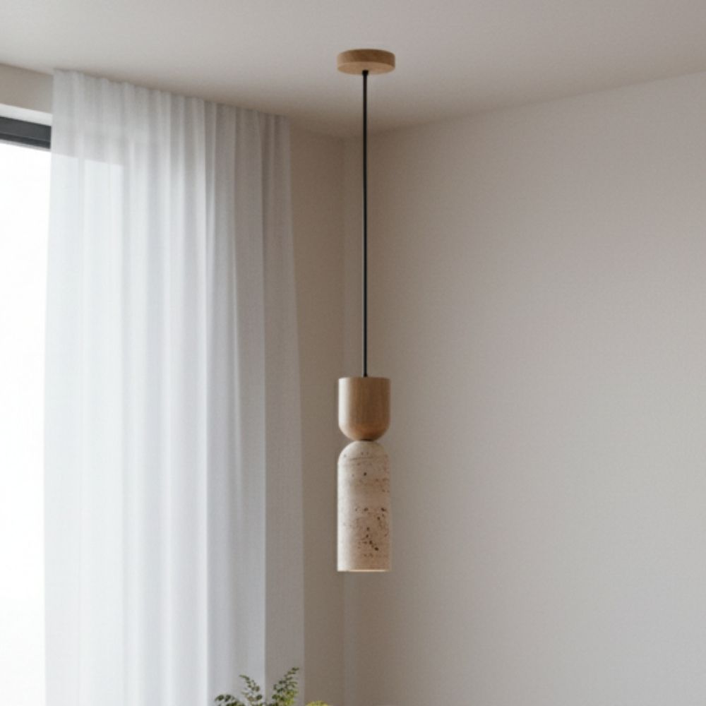 Pendente Pós-moderno Travertino