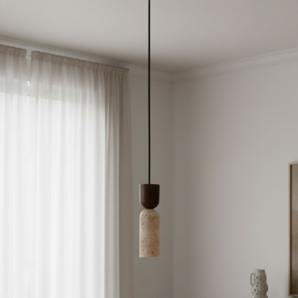 Pendente Pós-moderno Travertino