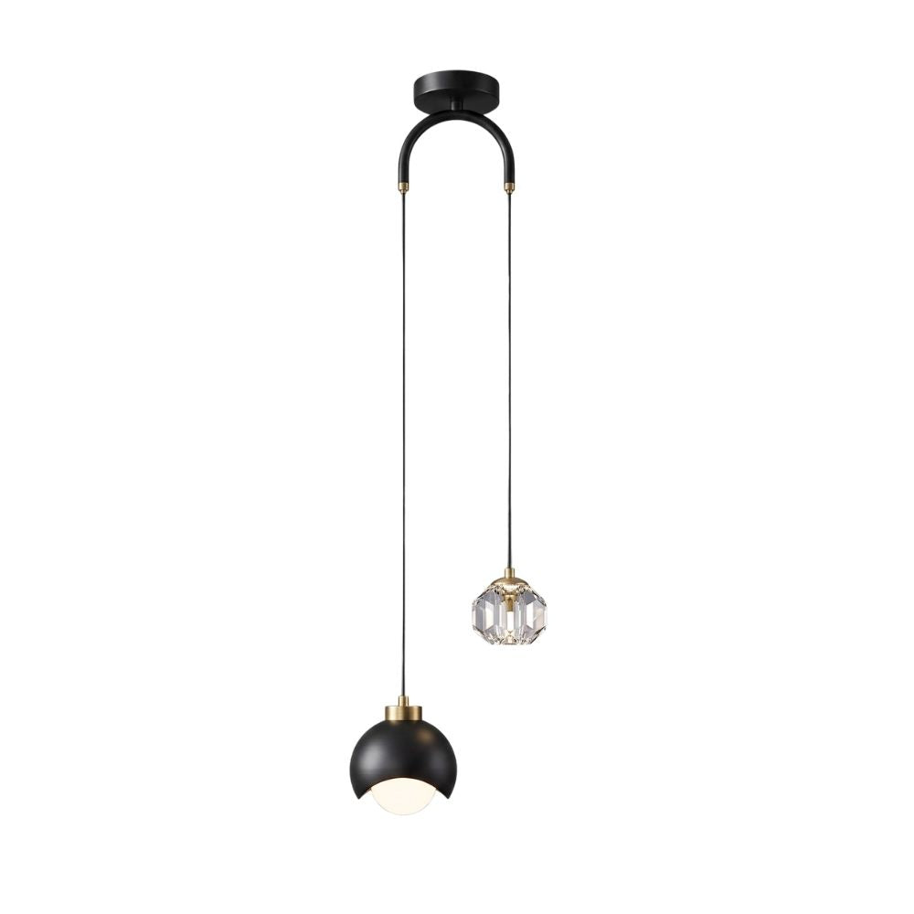 Pendente duplo Equilibrium - Metal & Cristal