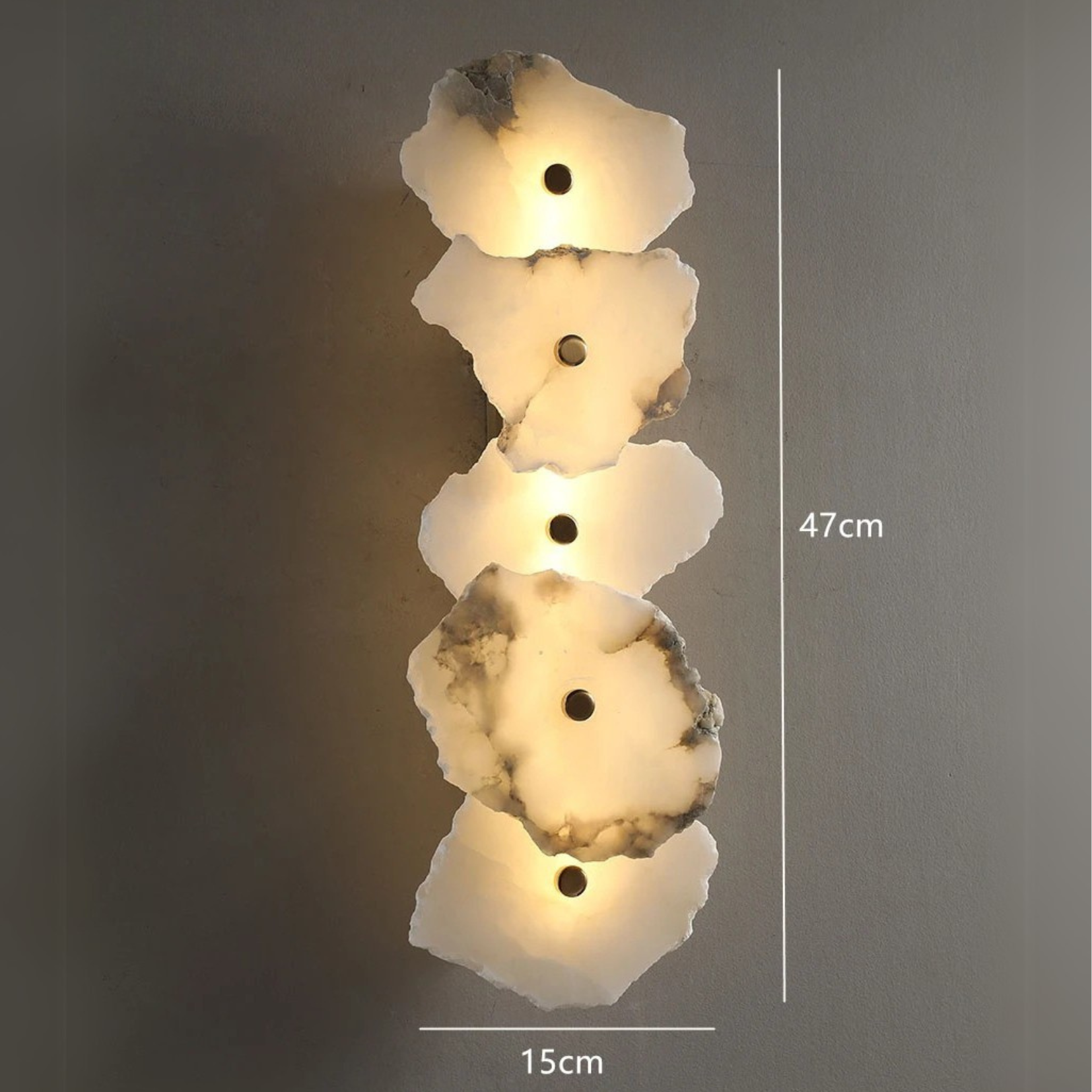 Arandela Pedras Naturais - 06 modelos