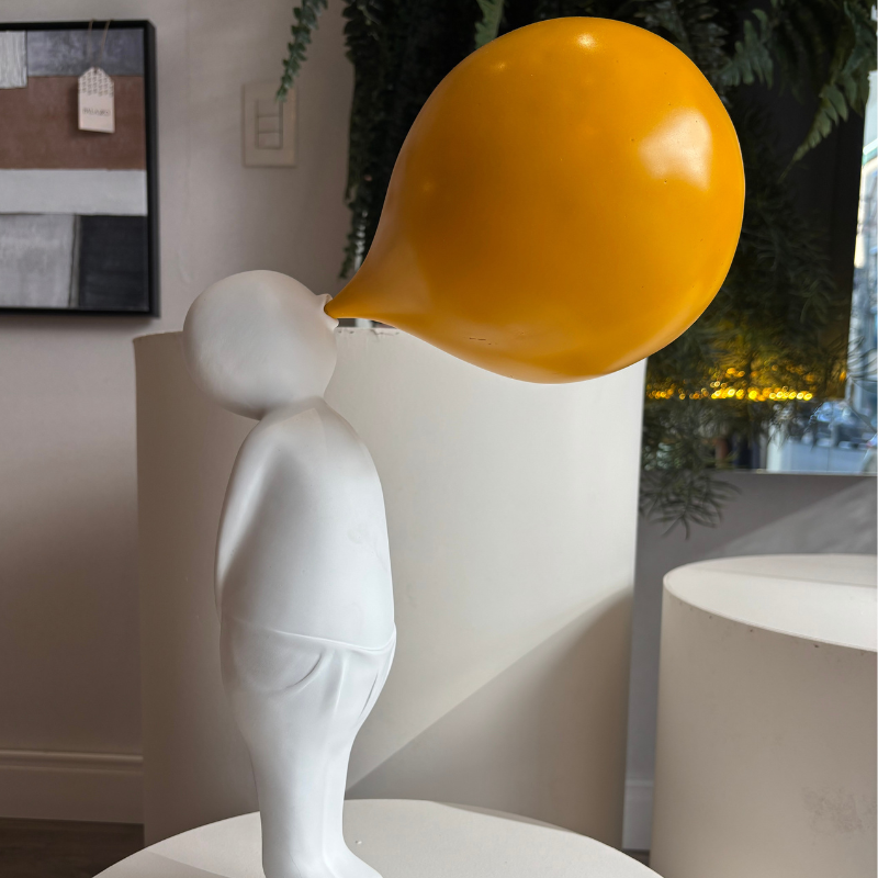 Escultura Yellow Bubble