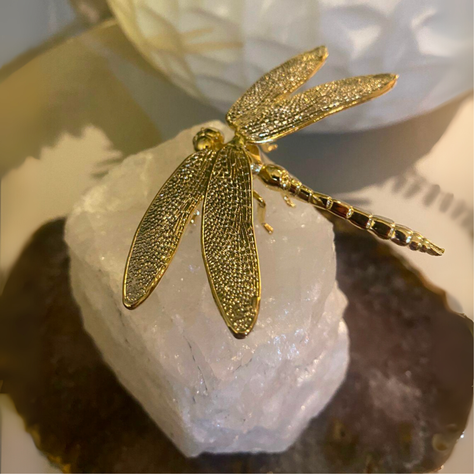 Quartzo branco com esculturas - 03 opções