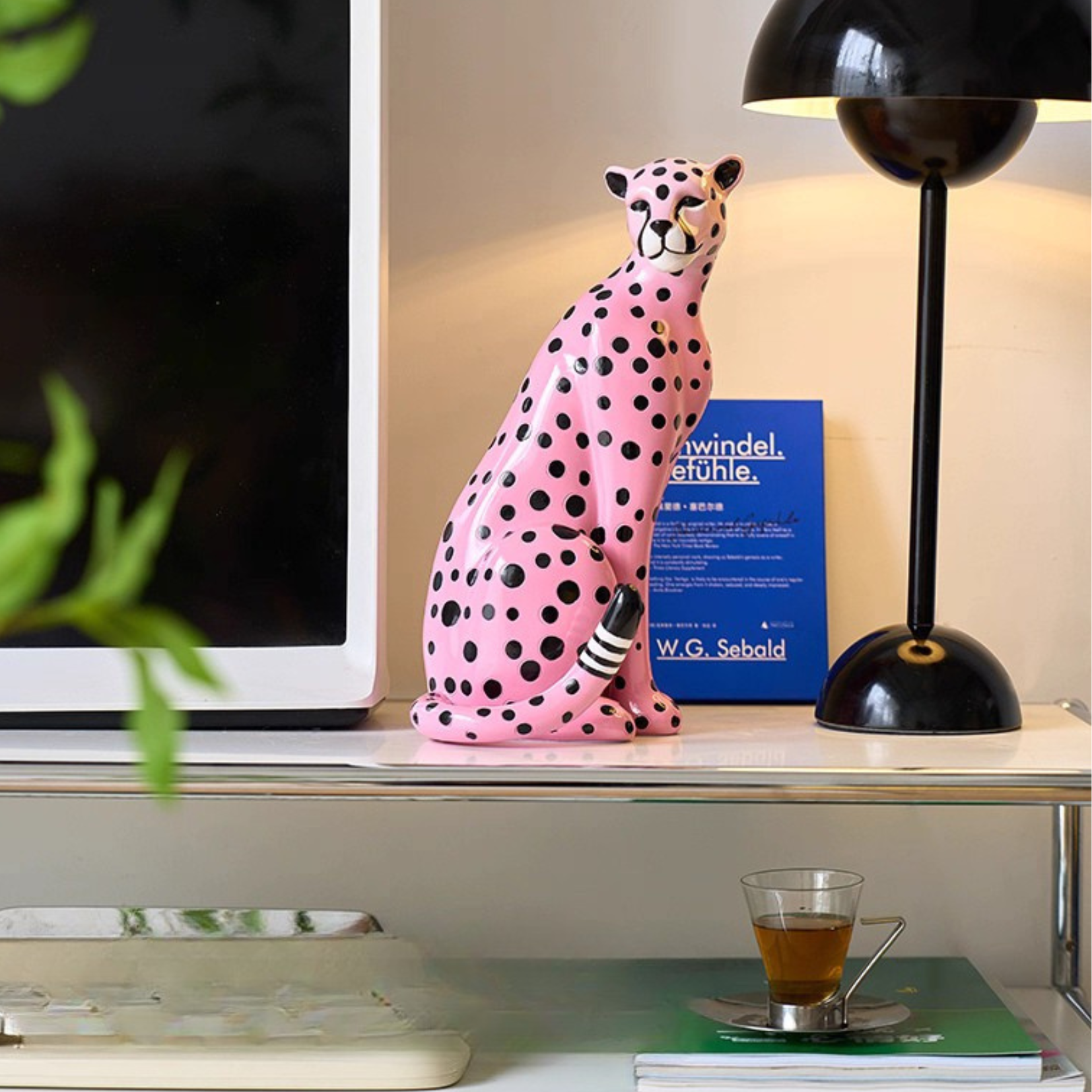 Escultura Pink Pantera - 38cmx22cm