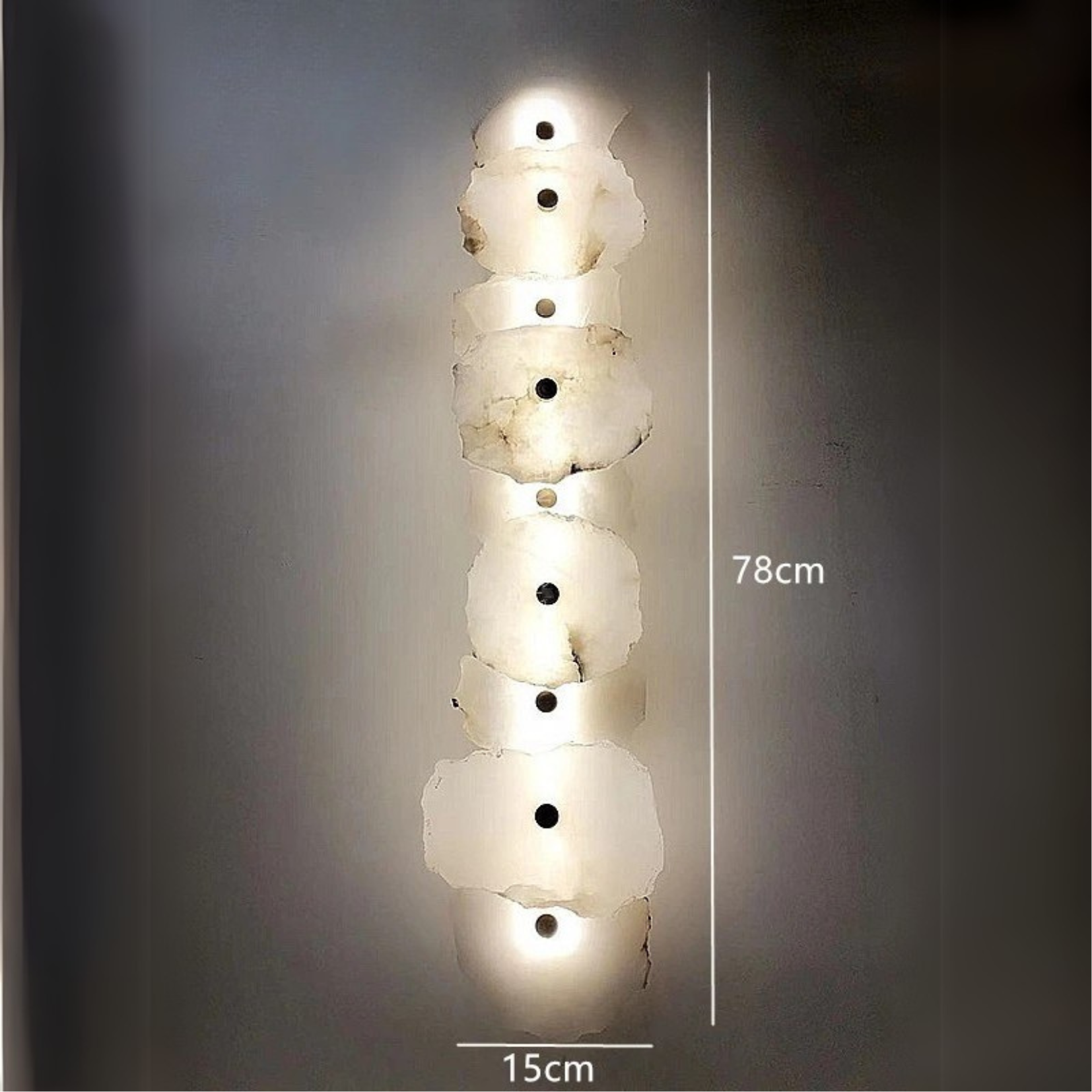 Arandela Pedras Naturais - 06 modelos