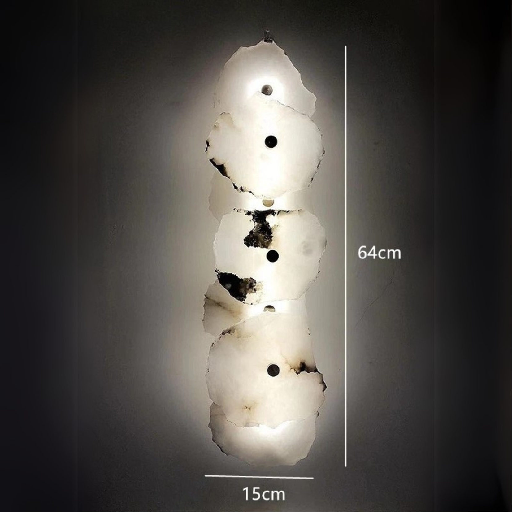 Arandela Pedras Naturais - 06 modelos