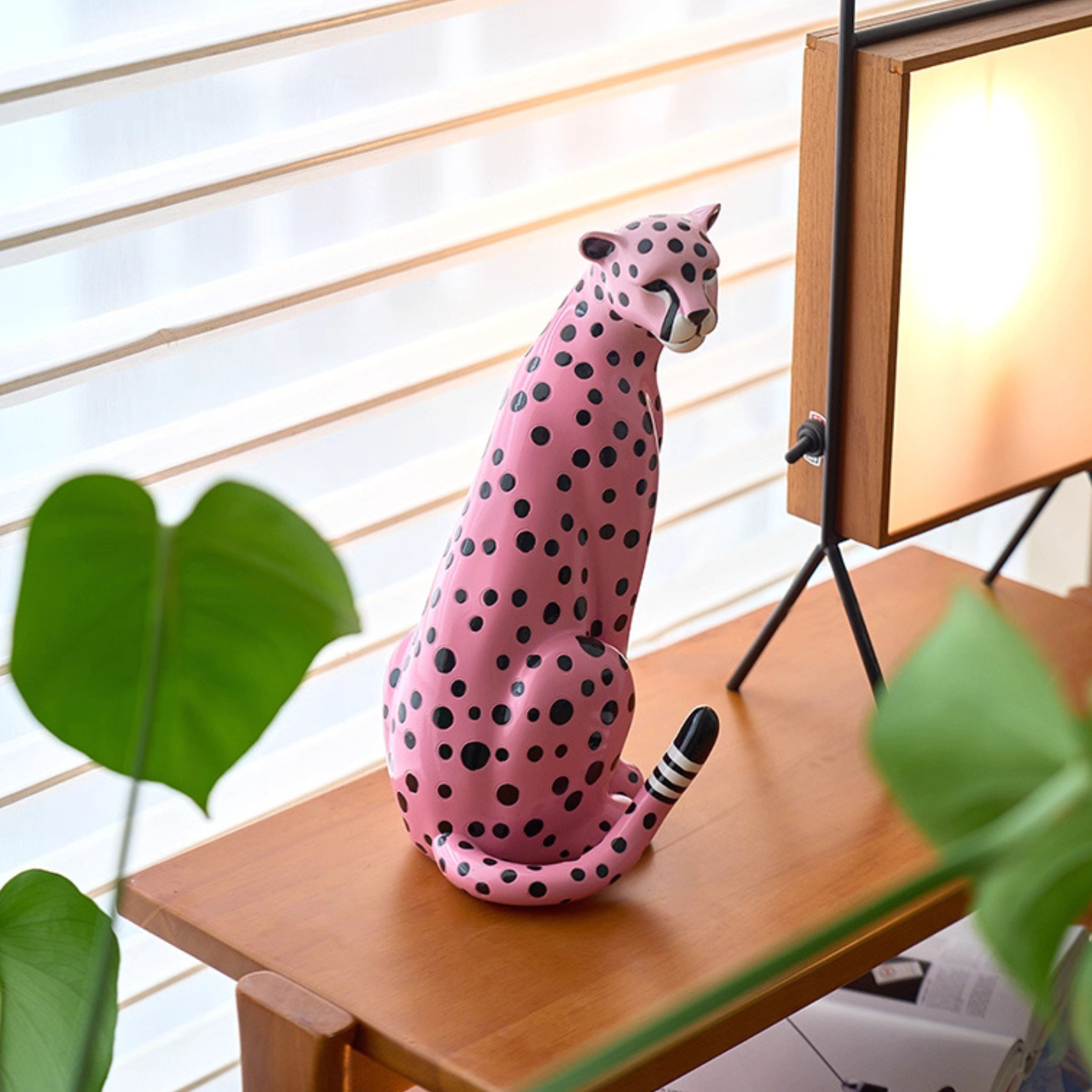 Escultura Pink Pantera - 38cmx22cm