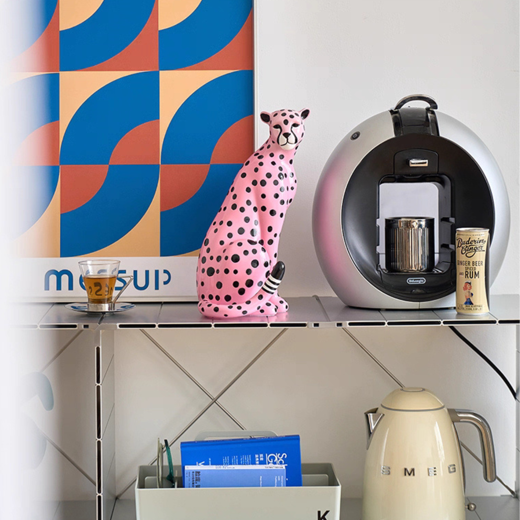 Escultura Pink Pantera - 38cmx22cm