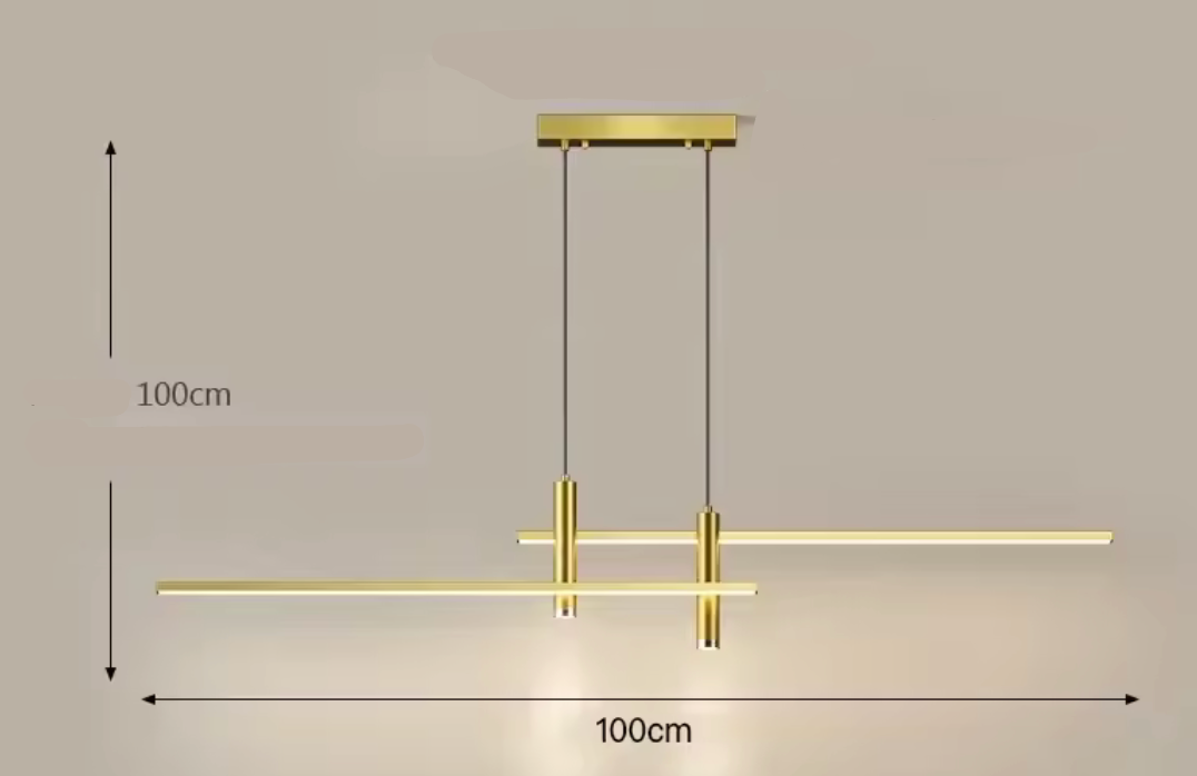 Lustre em led Sydney - 2 opções de cor