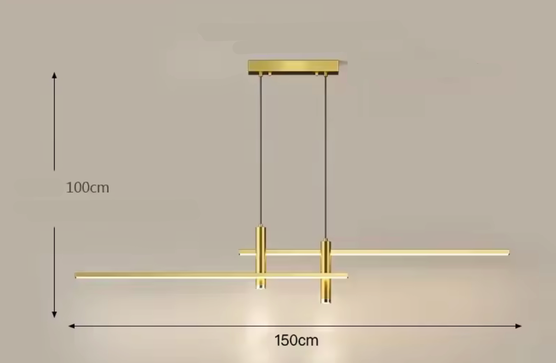 Lustre em led Sydney - 2 opções de cor