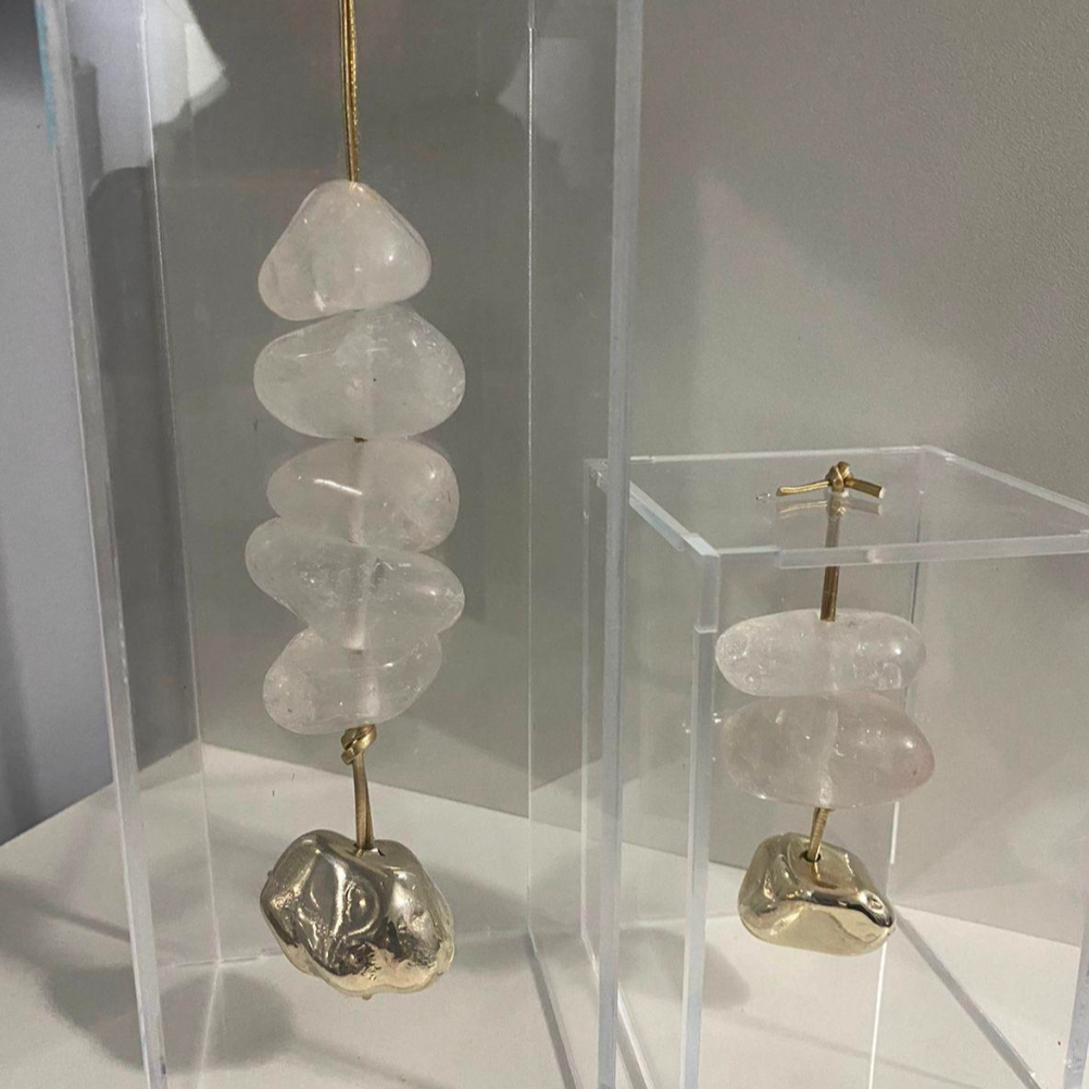 Caixa acrílica com pedras - 10 opções