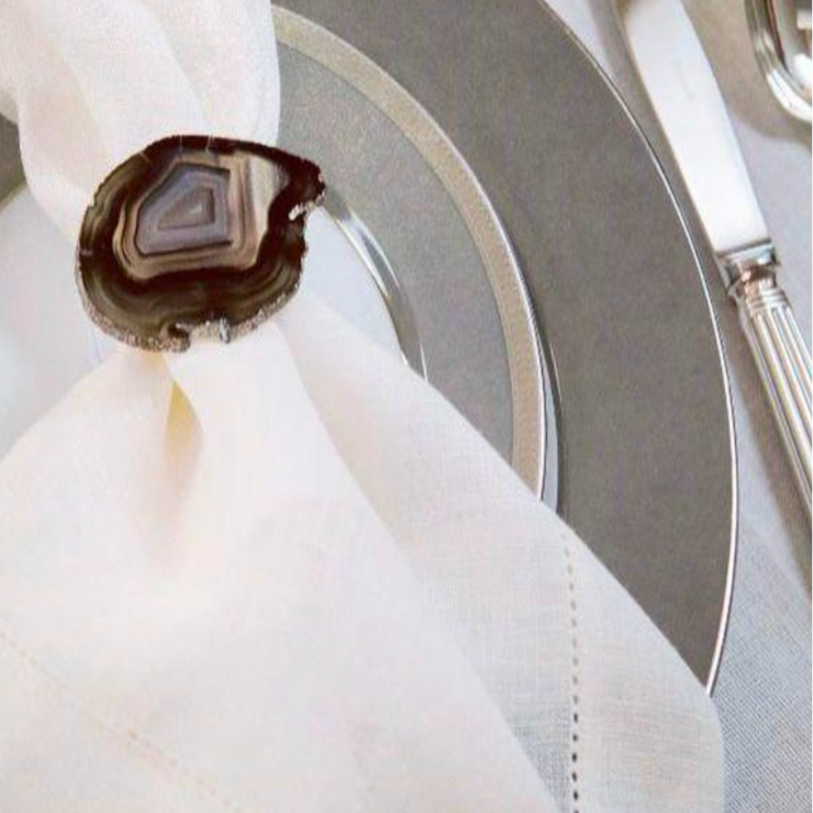 Porta guardanapo em pedra natural - 6unidades