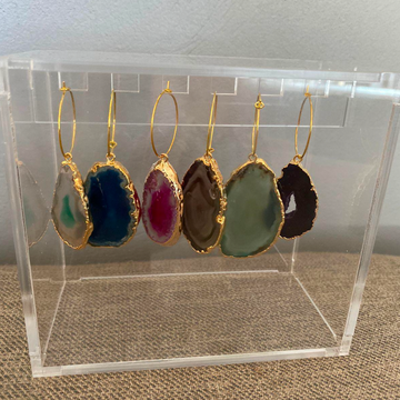 Marcadores de taça em pedra ágata