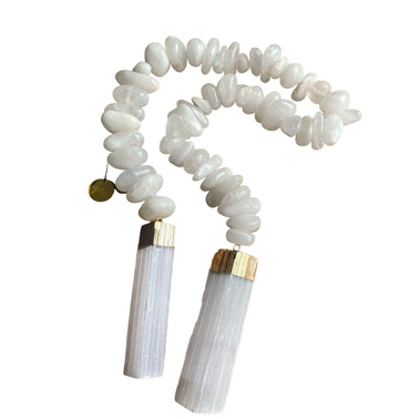 Colar de mesa e caixa de acrílico