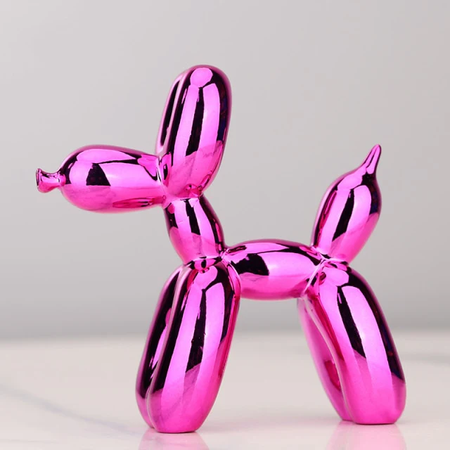 Escultura em resina galvanizada Puppy - Pop Design