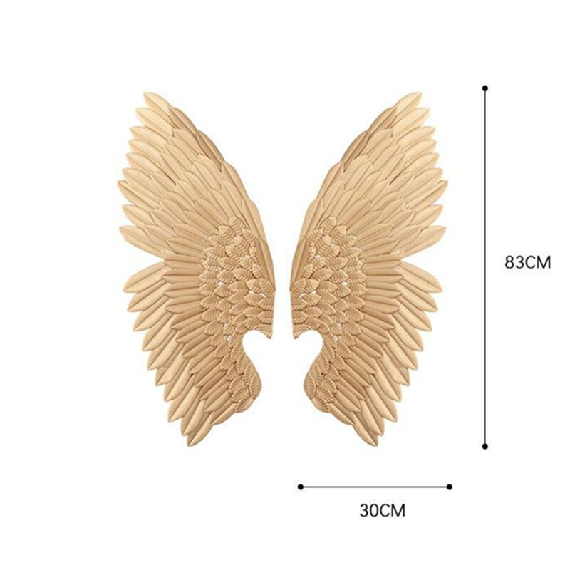 Escultura de parede Wings - em metal