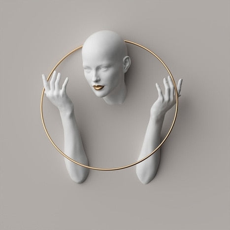 Telas Humanity - impressão 3D em canvas a prova d"agua