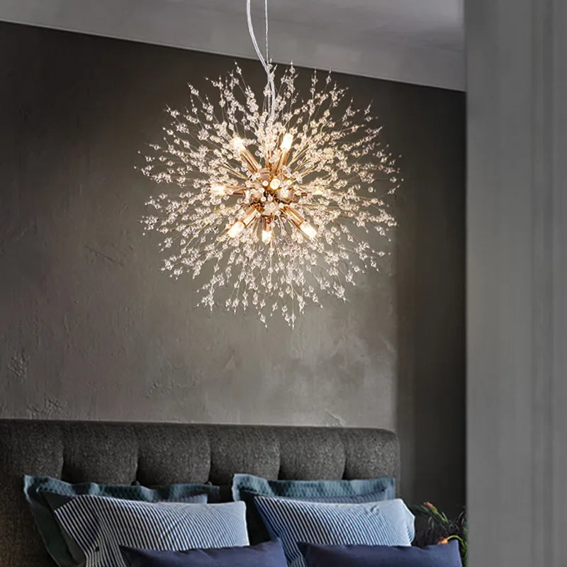 Lustre Sparks 8 lâmpadas - 40cm diâmetro