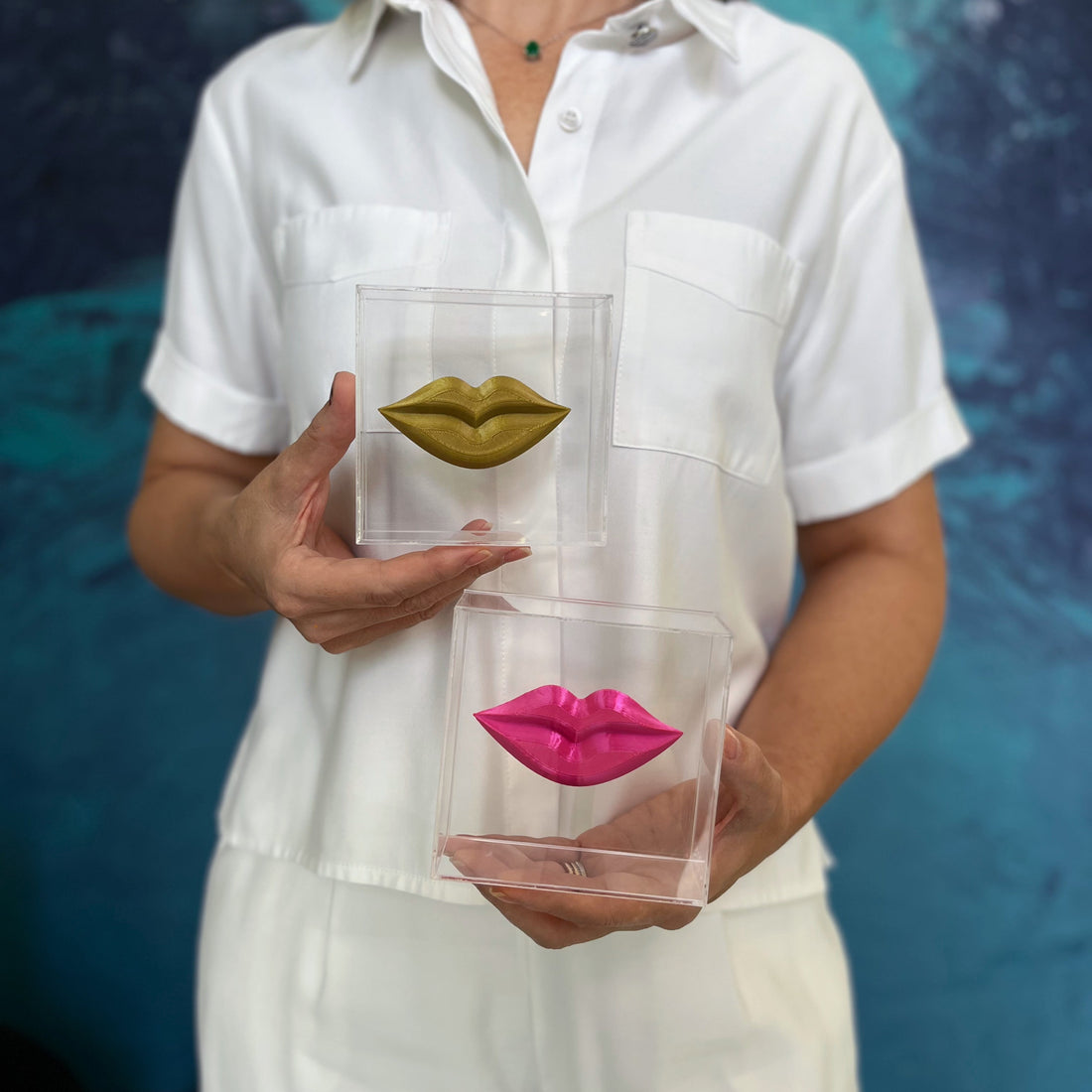 Escultura Boca - 02 cores