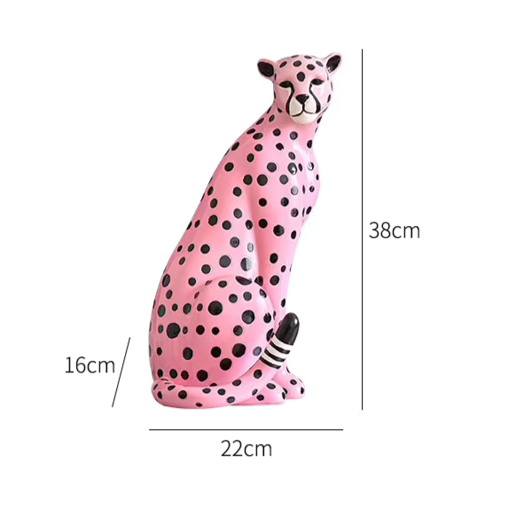 Escultura Pink Pantera - 38cmx22cm