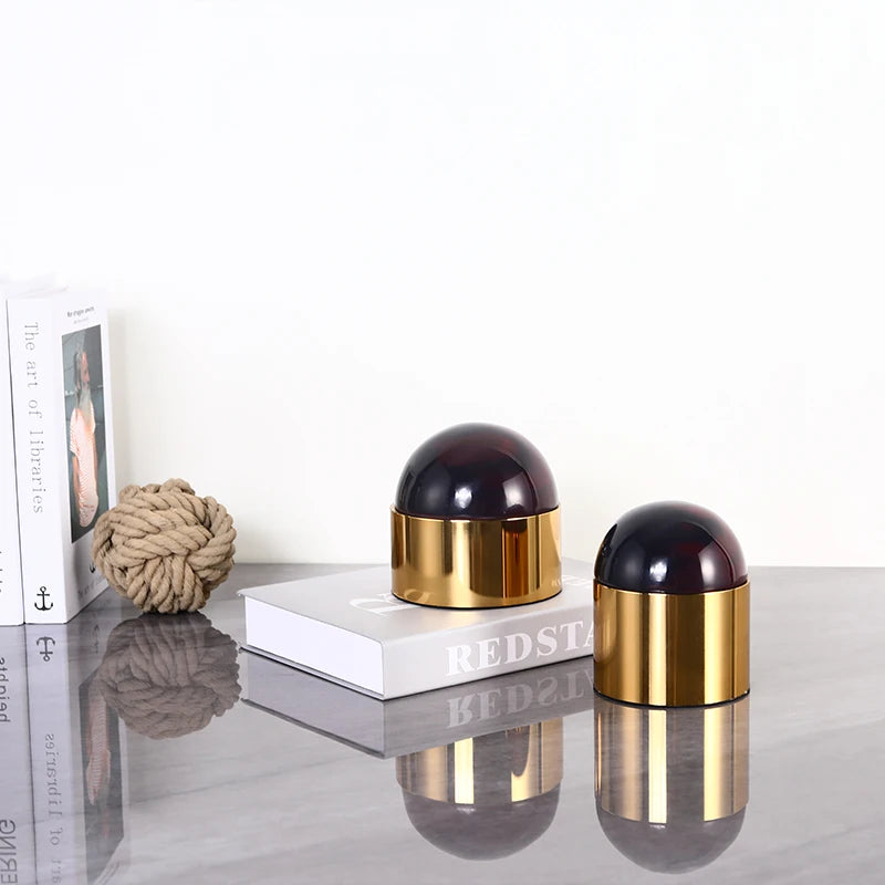 Caixa em metal com Esfera Cristal Colors