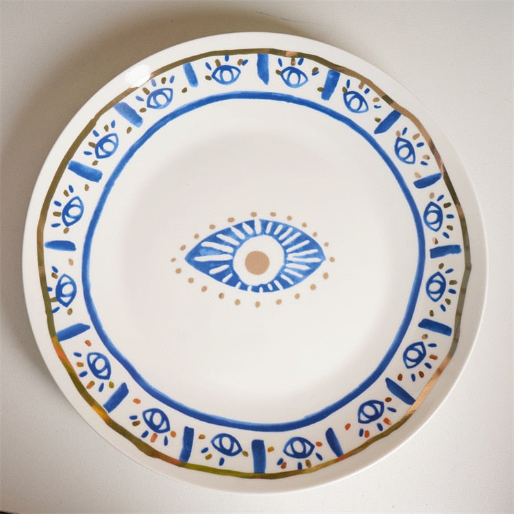 Linha mystical pintada a mão - cerâmica artesanal