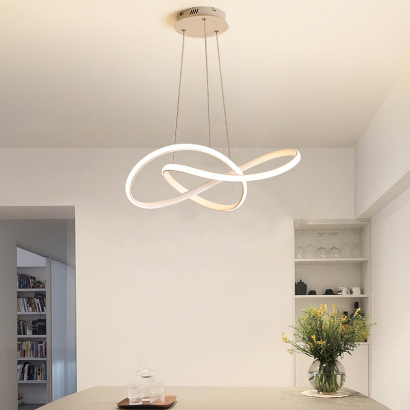 Lustre pendente em led dimerizável Spirit - 03 Opções de cor