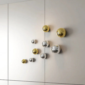 Esferas decorativas de parede - em acrílico