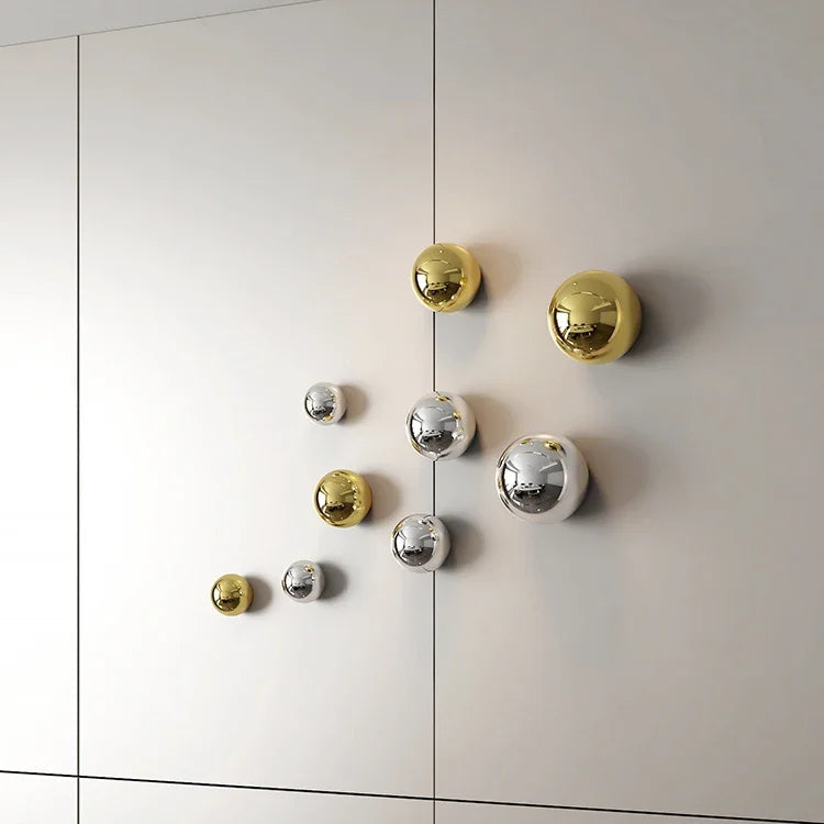 Esferas decorativas de parede - em acrílico