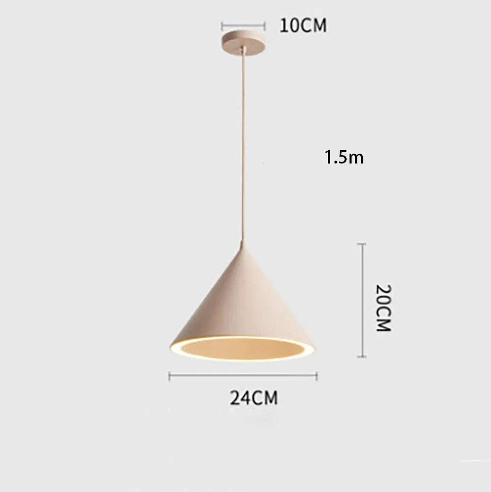 Pendente em led Cone - design moderno