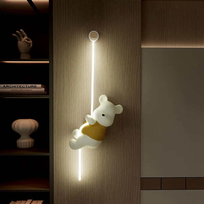 Arandela em led Urso - Design criativo