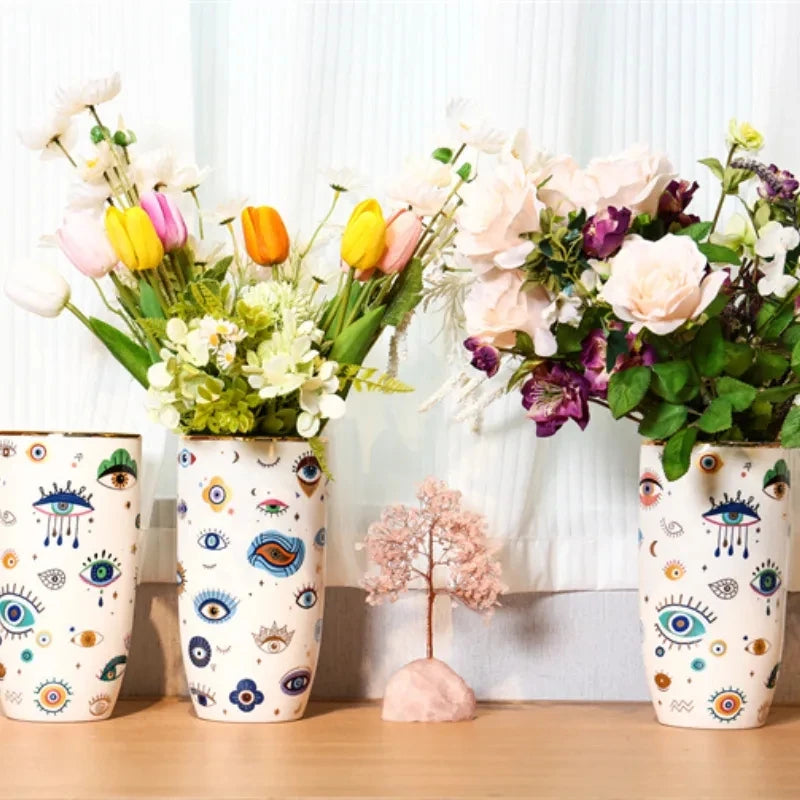 Vaso Eye Mystical - em cerâmica