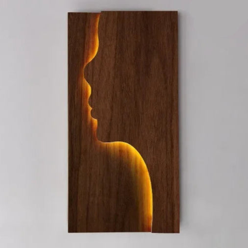 Iluminação de parede Formas - em madeira