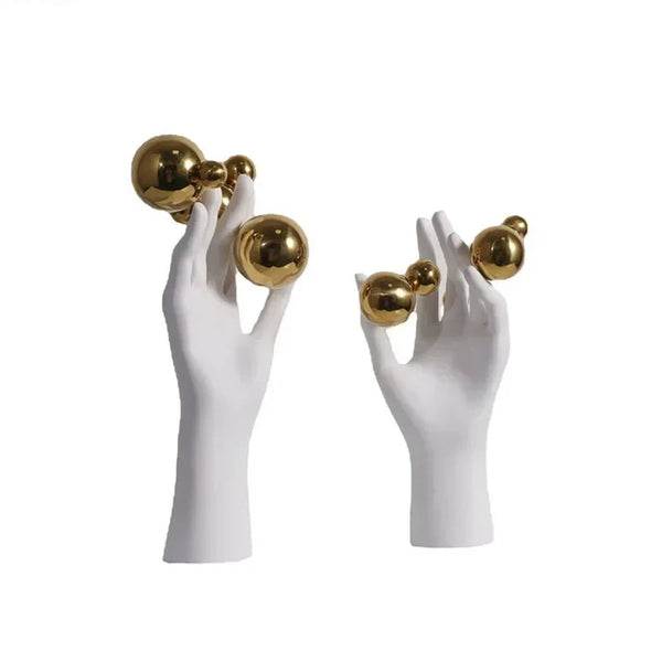 Esculturas decorativas Mãos Contemporâneas