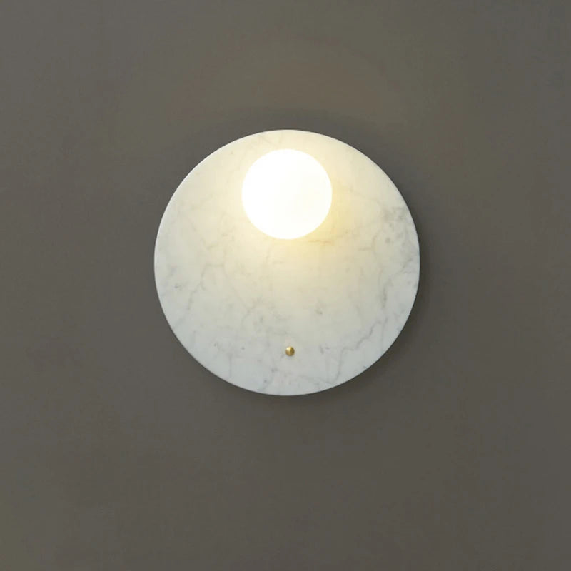 Arandelas Marble - em Metal & Mármore