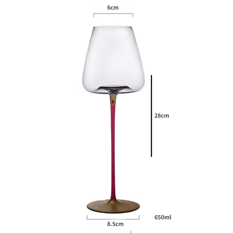 Jogo 2pcs taças em cristal Kea - design moderno