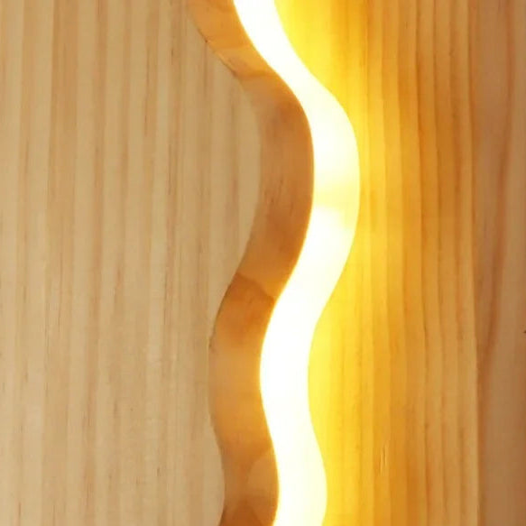 Iluminação de parede Formas - em madeira