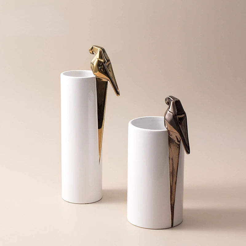 Vasos em cerâmica Bird - 02 Tamanhos