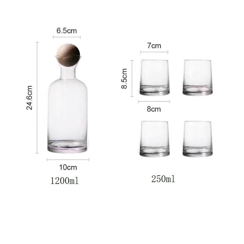 Jarra & Copos Florença - Jogo 5pcs