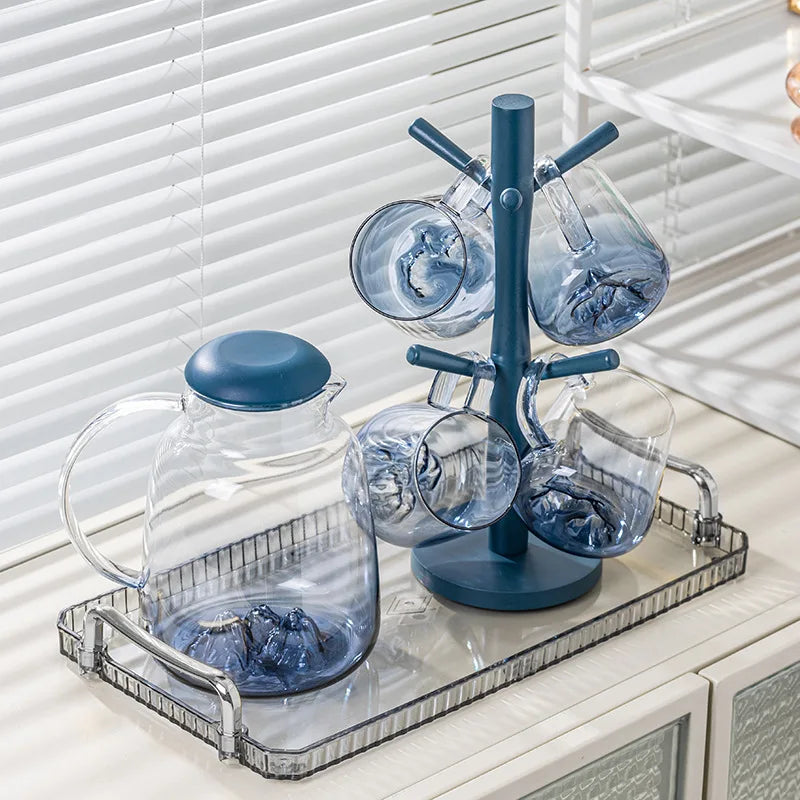 Jogo Jarra & Copos Blue Iceberg