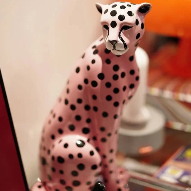 Escultura Pink Pantera - 38cmx22cm