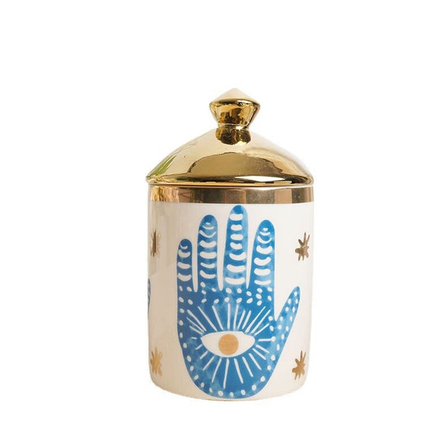 Linha mystical pintada a mão - cerâmica artesanal