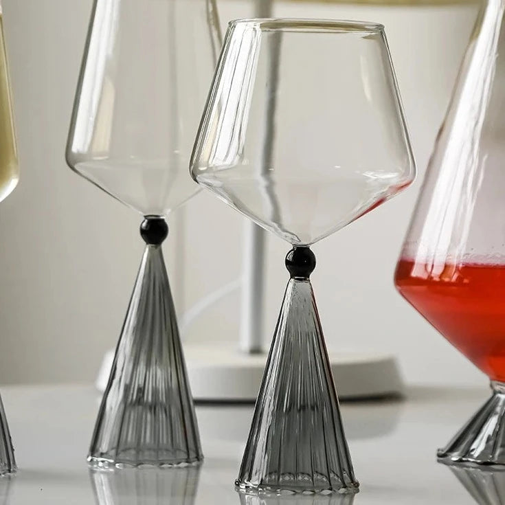 Jarra Decanter & Taças Onix Design - 04 Modelos