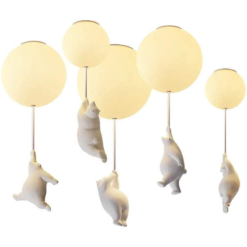 Luminária de teto Polar - design lúdico e criativo