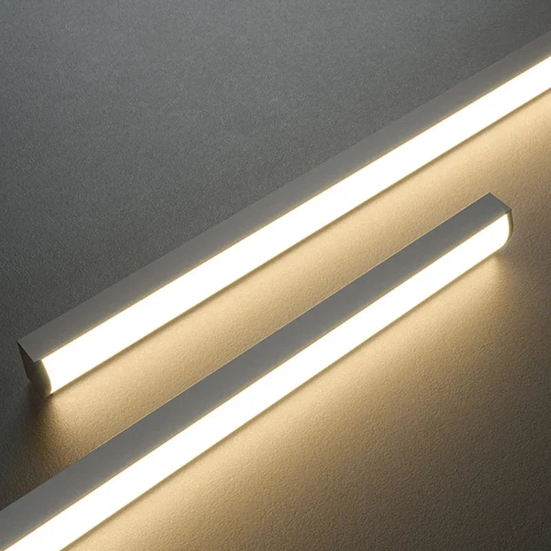 Lustre em led Sydney Preto 100cm - Moderno e elegante