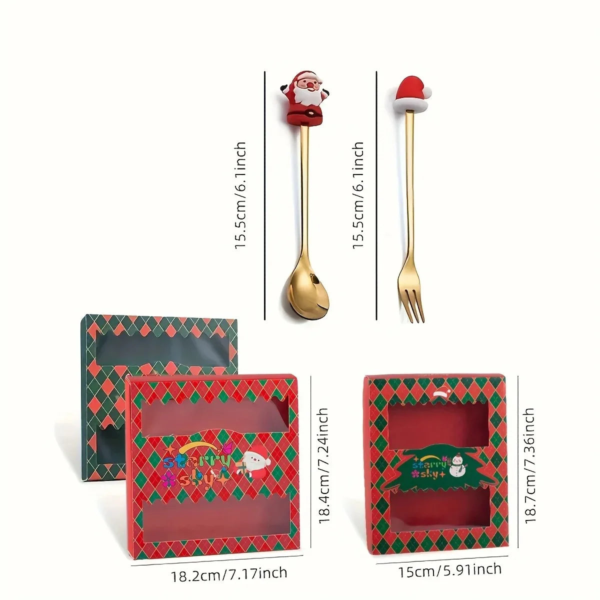 Talherzinhos Natal - Jogo 6pcs