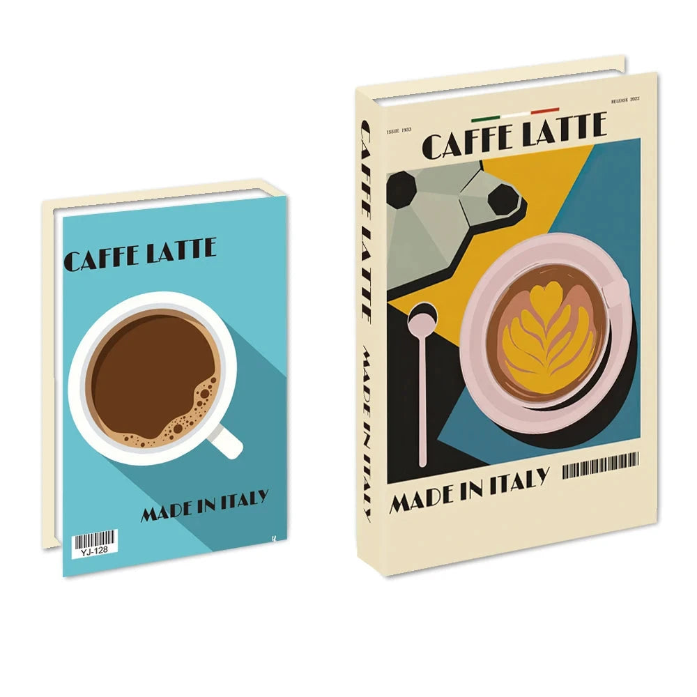 Livro Caixa Decorativo - Série Café