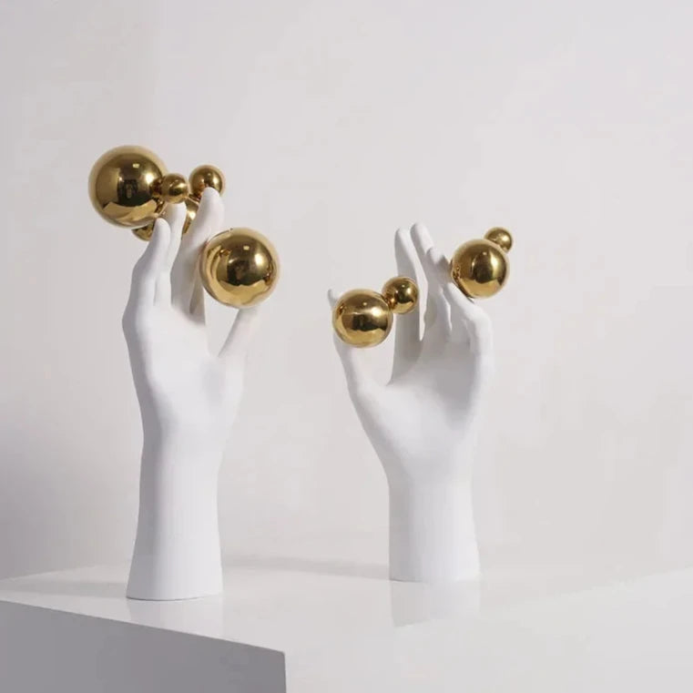 Esculturas decorativas Mãos Contemporâneas